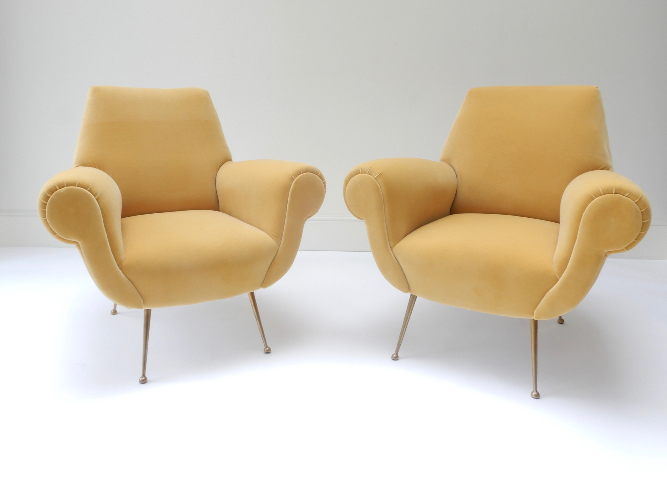 Sold - Pair of Italian Mid Century Modern Style Chairs