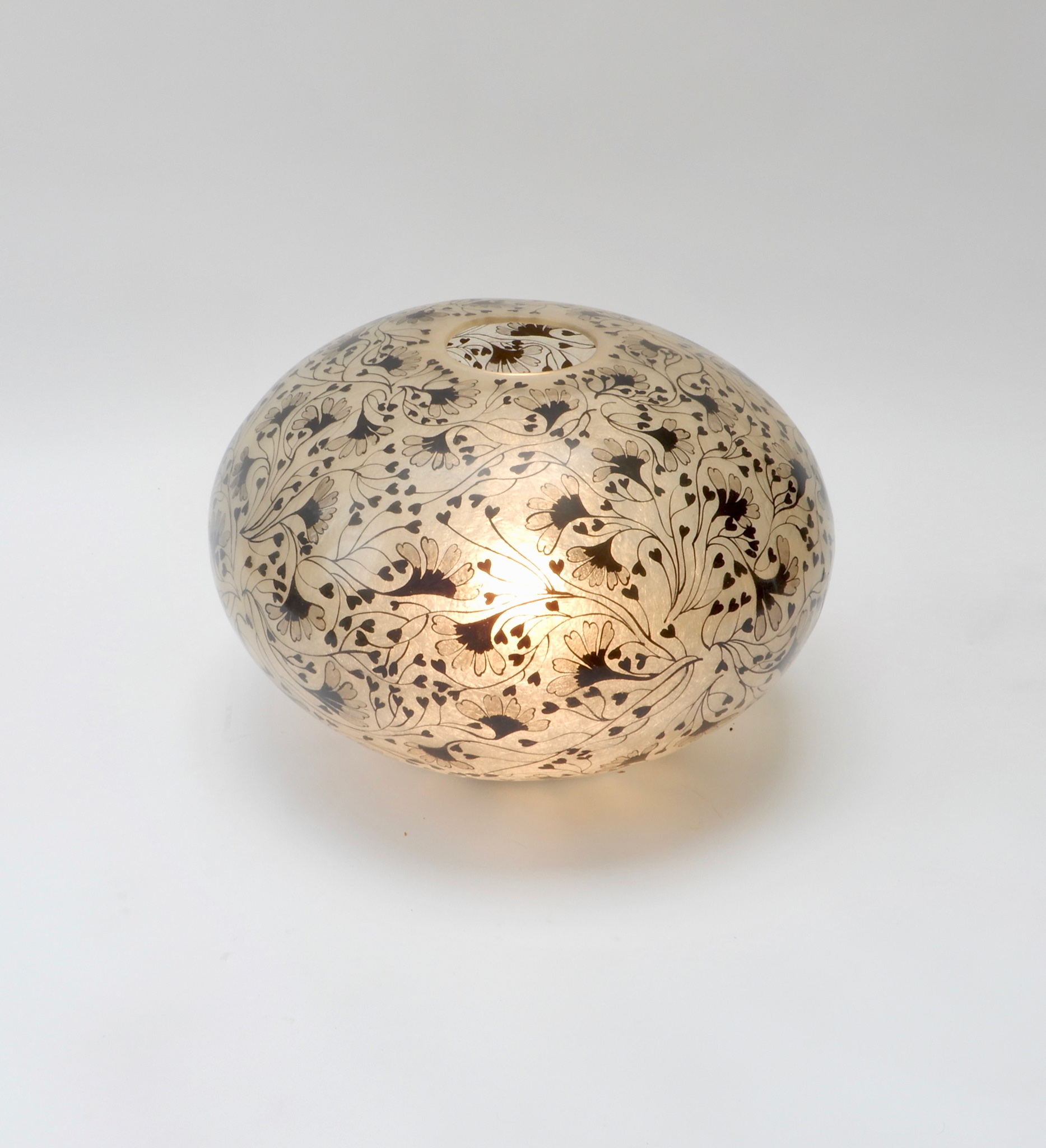 Sold - Large Spherical Ball Floor Light
