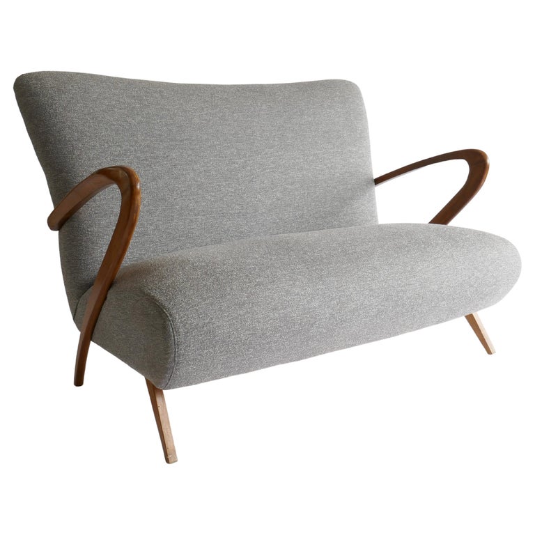 2 Seats Sofa /Settee in the Style of Paolo Buffa, Italy, 1950s