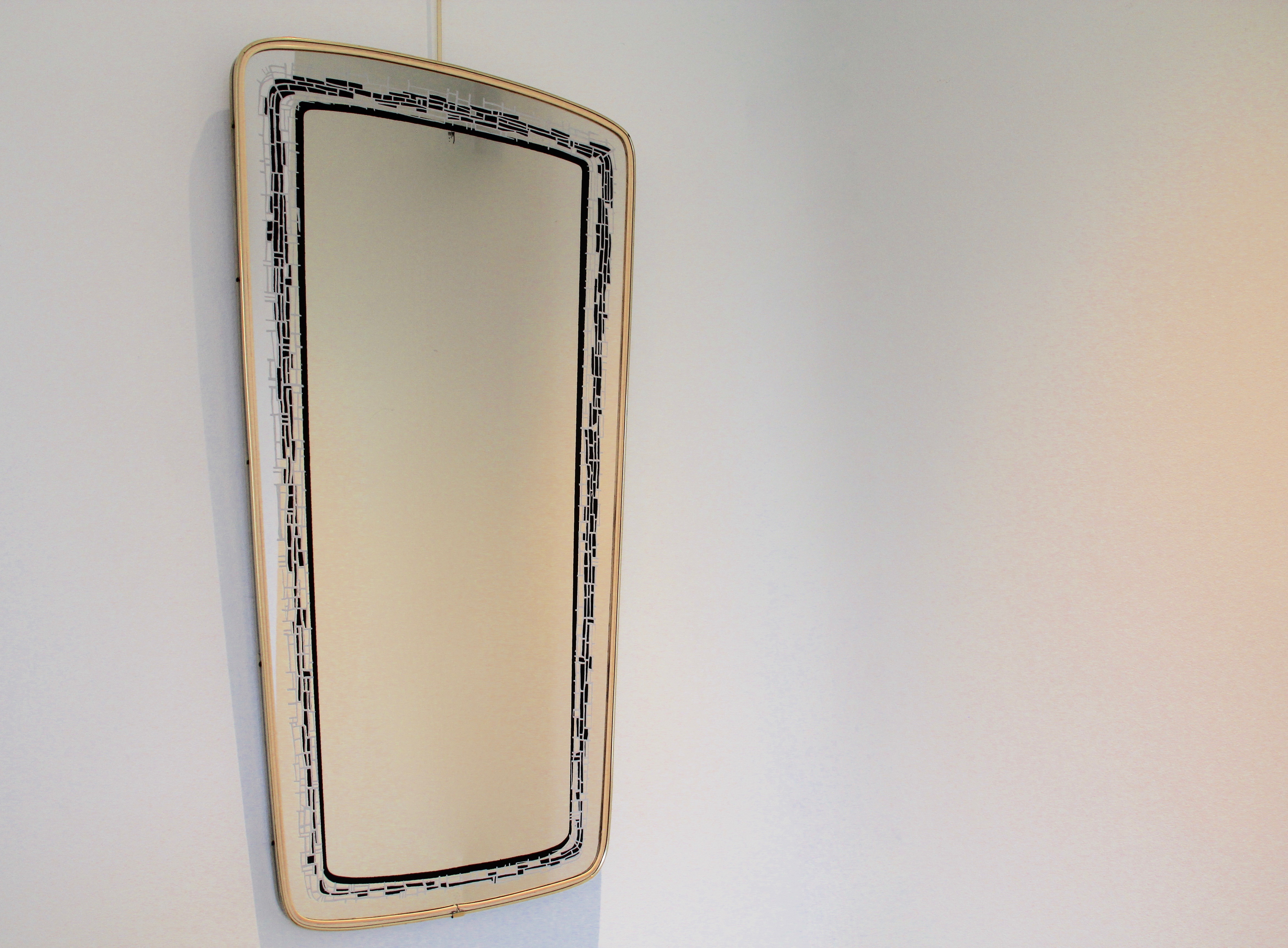 Sold - Patterned Mirror