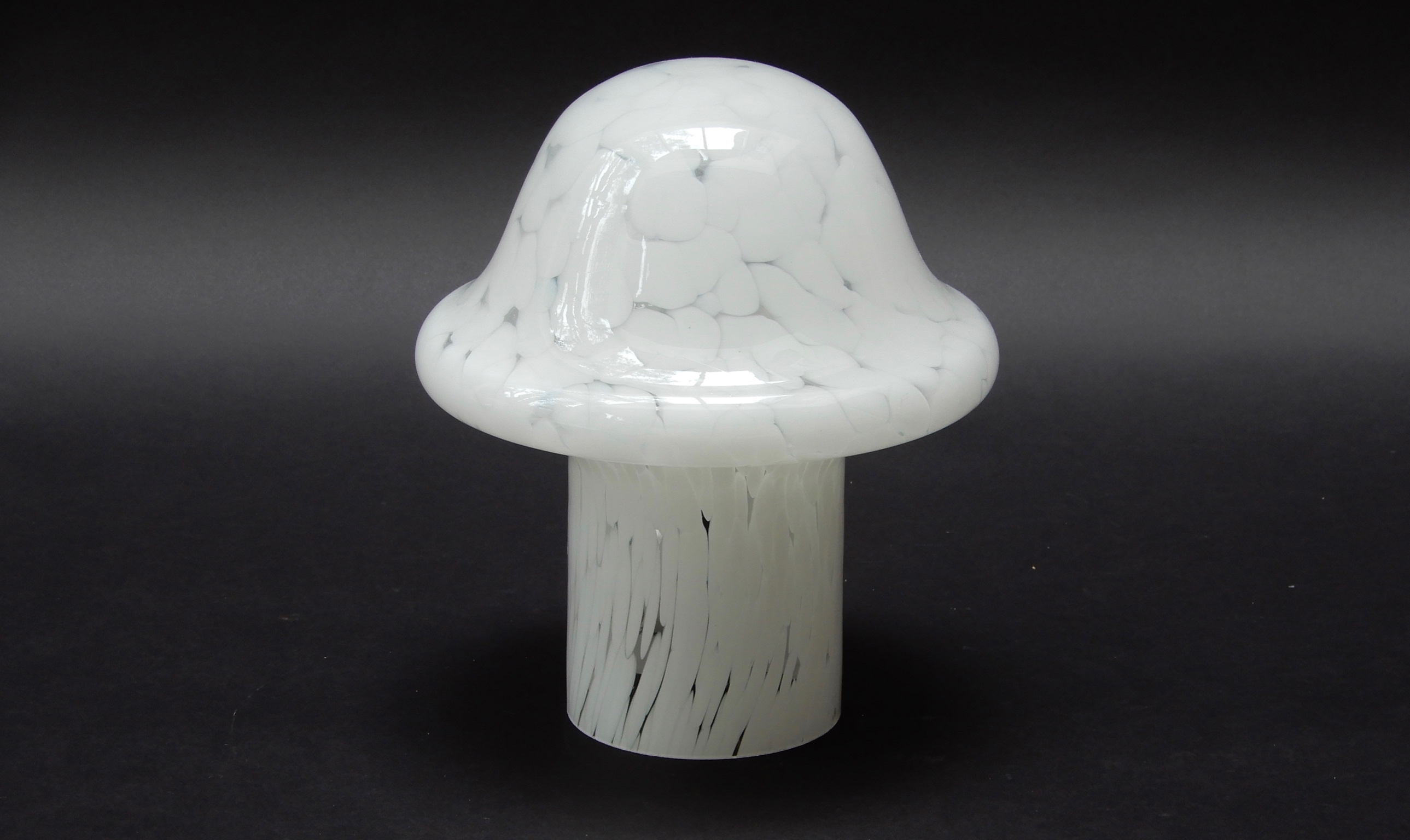 Sold - Murano Glass Mushroom Table Lamp