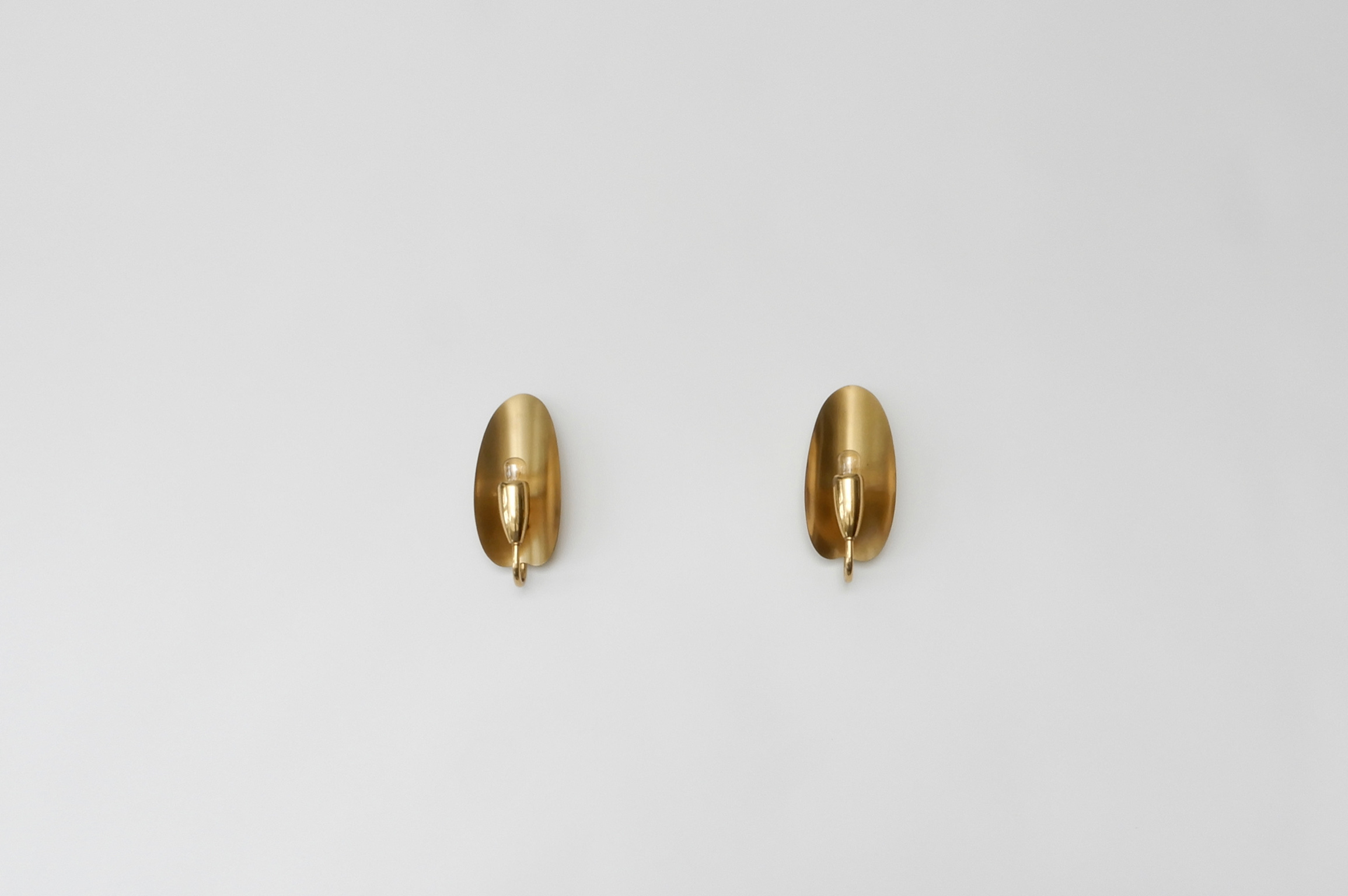 Sold - German Brass Wall Lights