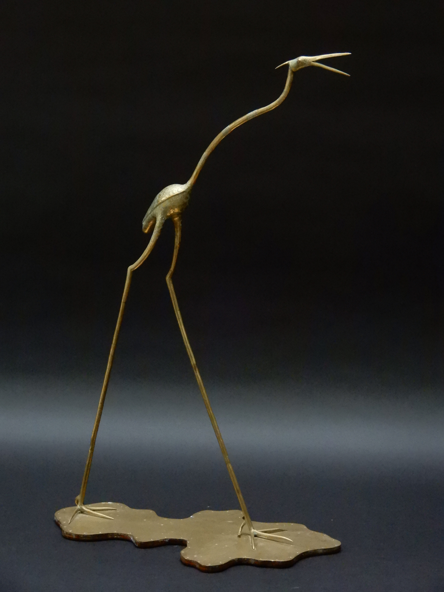 Sold - Heron Bird Sculpture