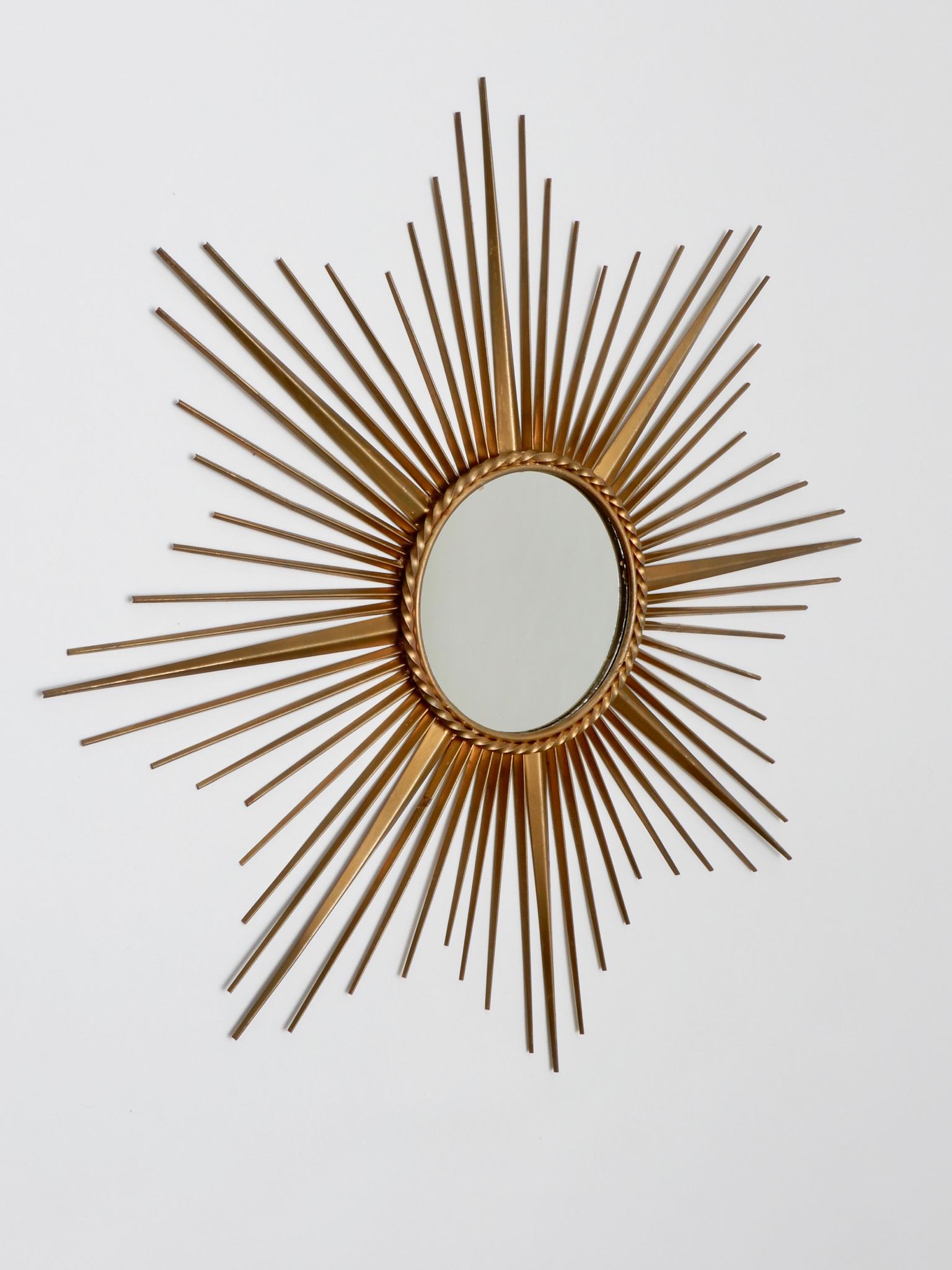 Sold - Large Brass Sunburst Mirror
