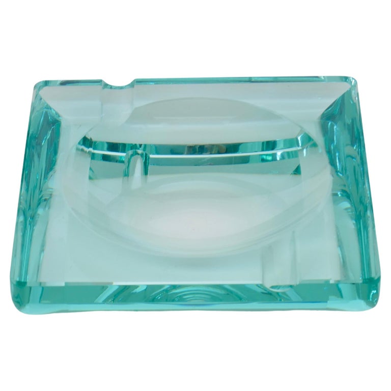 Signed Murano Art Glass Vide Poche / Ashtray, Italy 1980