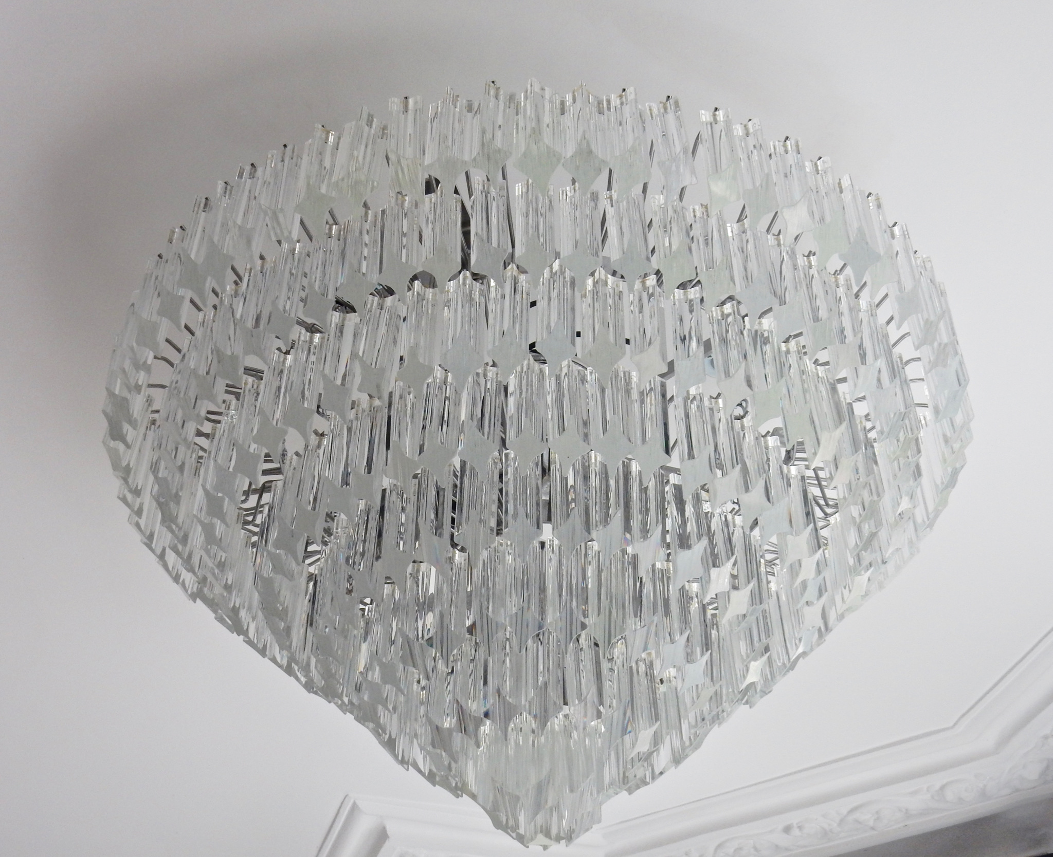 Large Italian Cascade Chandelier