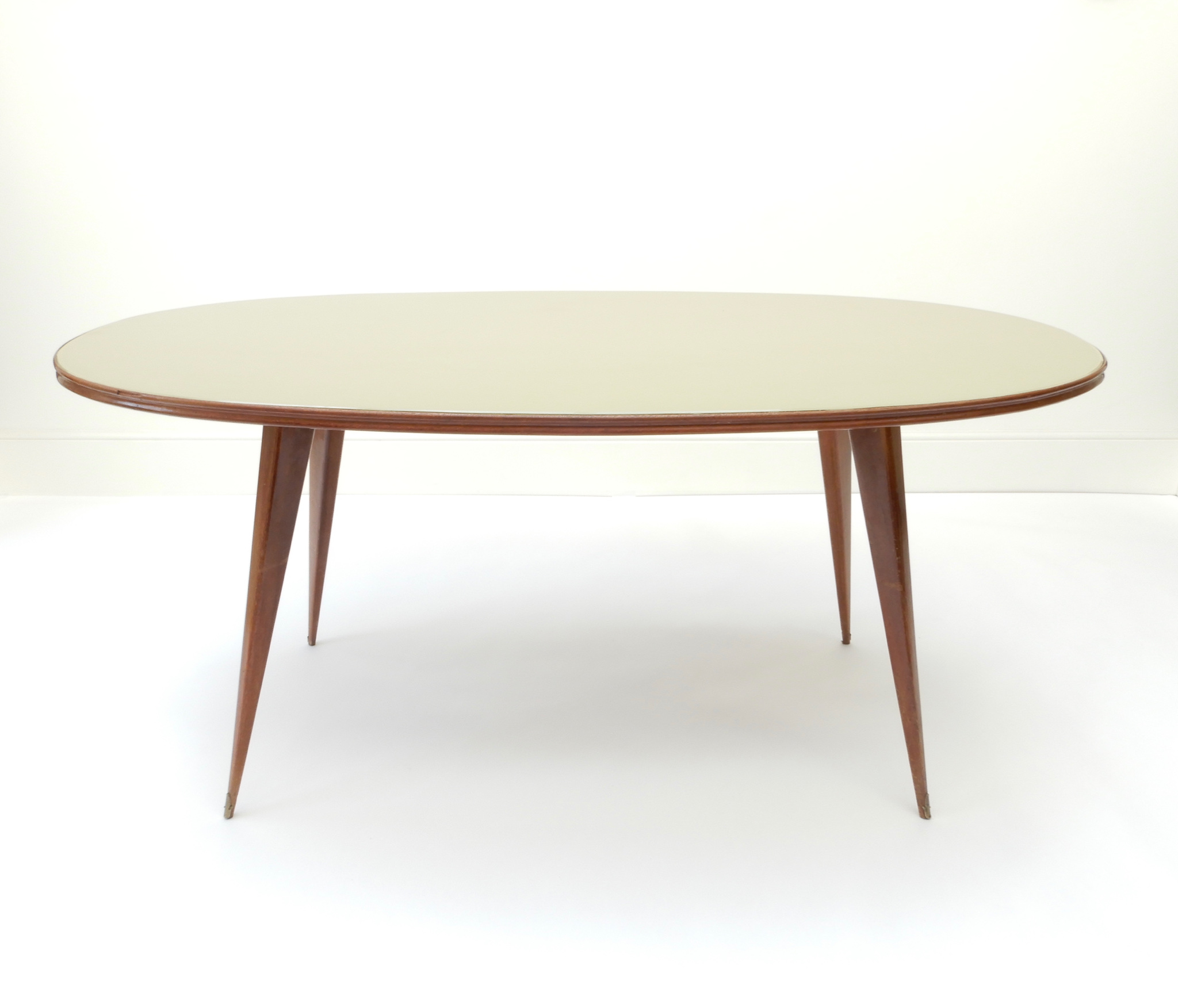 Sold - Italian Console/Dining Table (Opaque Glass)