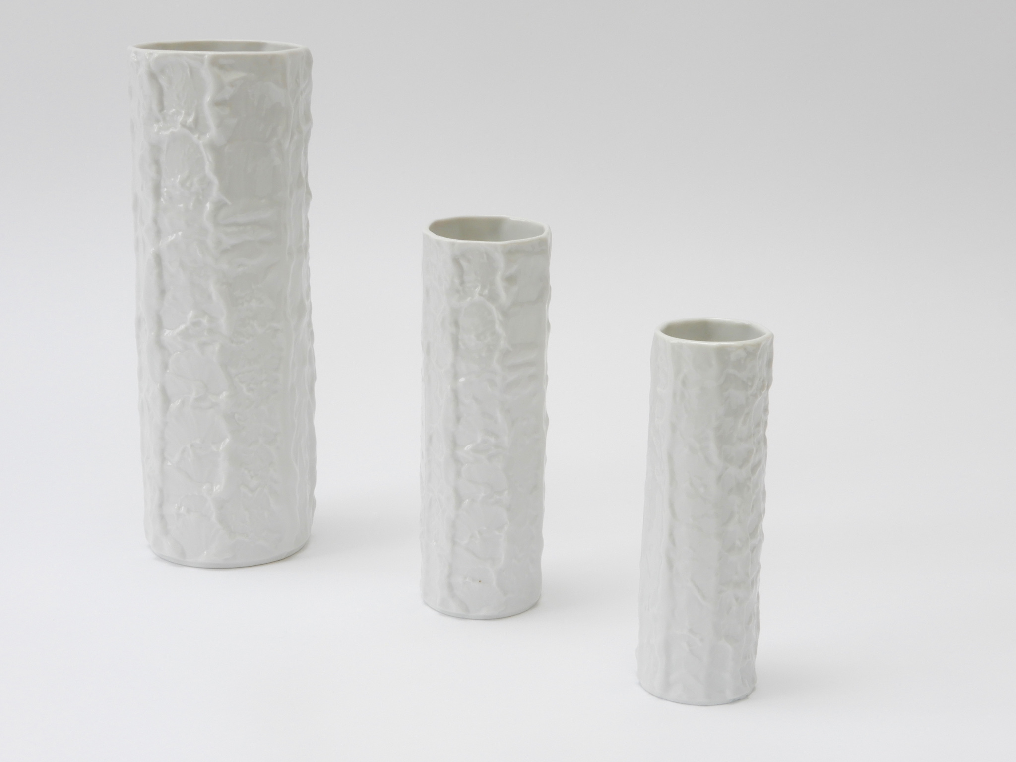 Set of Three Ceramic Vases