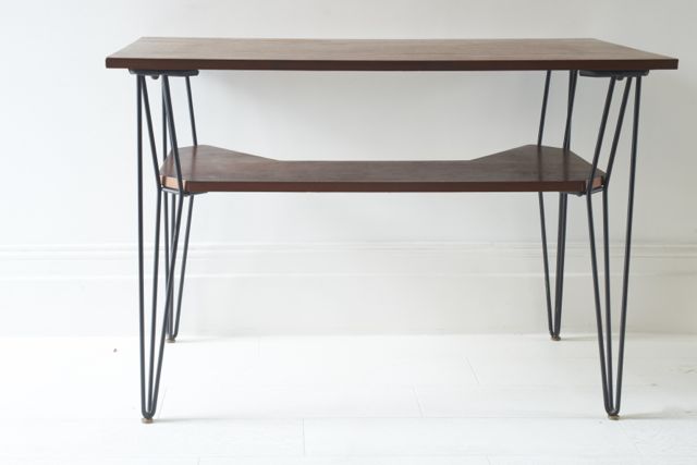 Sold - Wood and Metal Desk